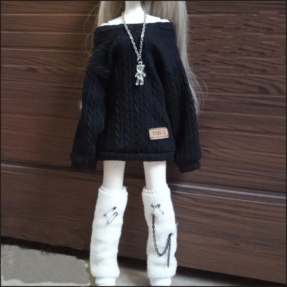 New 30/45/60cm Doll's Clothes for 1/3 1/4 1/6 Bjd Doll Loose Fitting Sweater Diy Girl Toys Dress Up Doll Accessories, No Doll 4