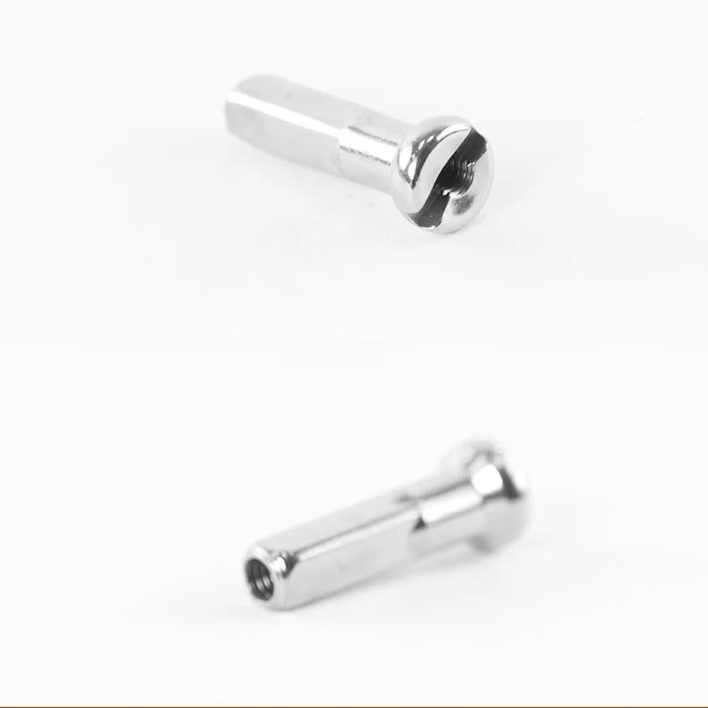 50pcs Brass Nipples 13G 14G Silver Black 12mm 16mm Bicycle Spoke Nipples For MTB Road Bikes