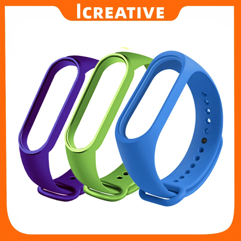 

Силиконовый сменный ремешок для Xiaomi Mi Band 6 5, Miband5 Miband6, силиконовый браслет на запястье