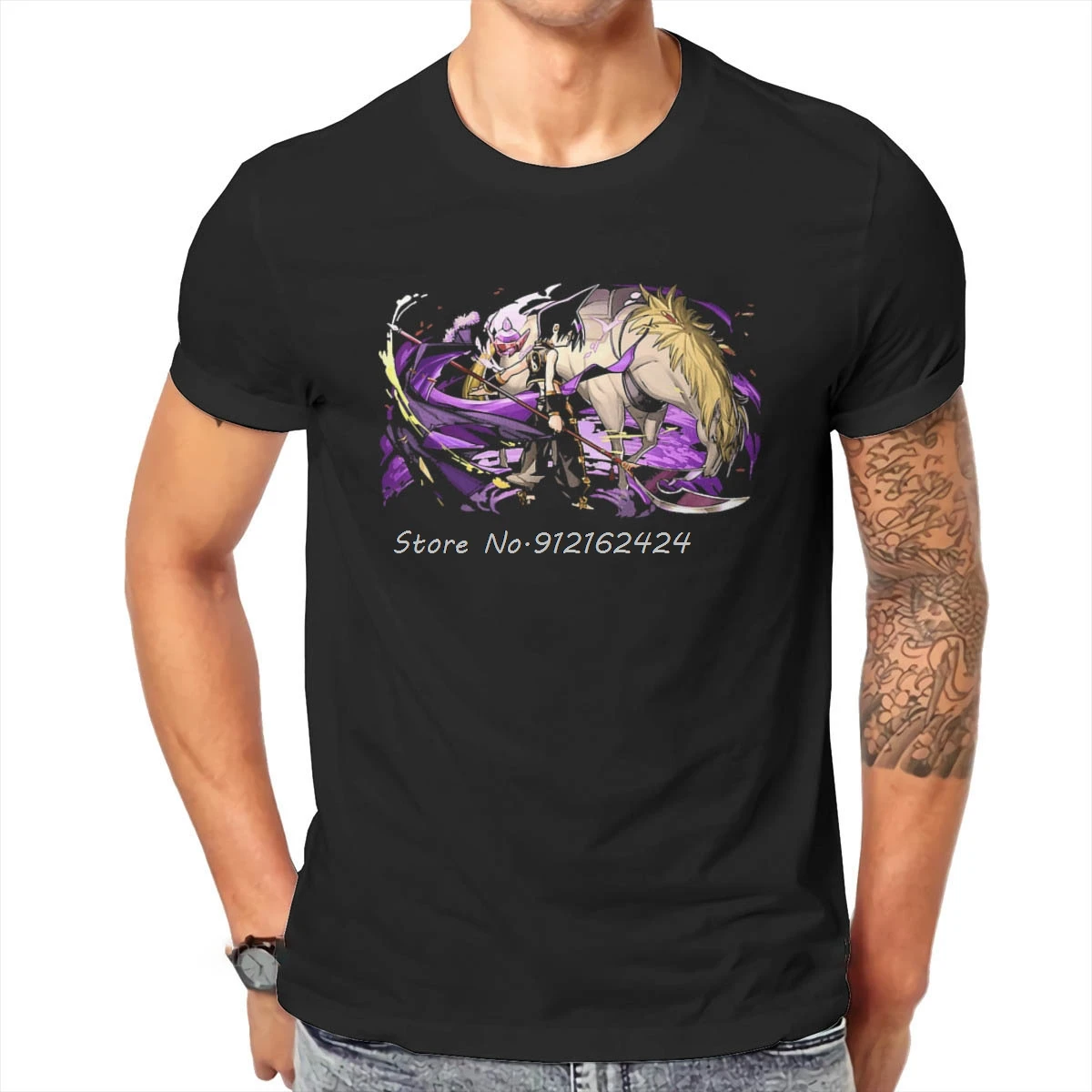 Shaman King Cool Tshirt Top Graphic Men Classic Alternative Summer Men'S Clothing Cotton Harajuku T Shirt Oversize