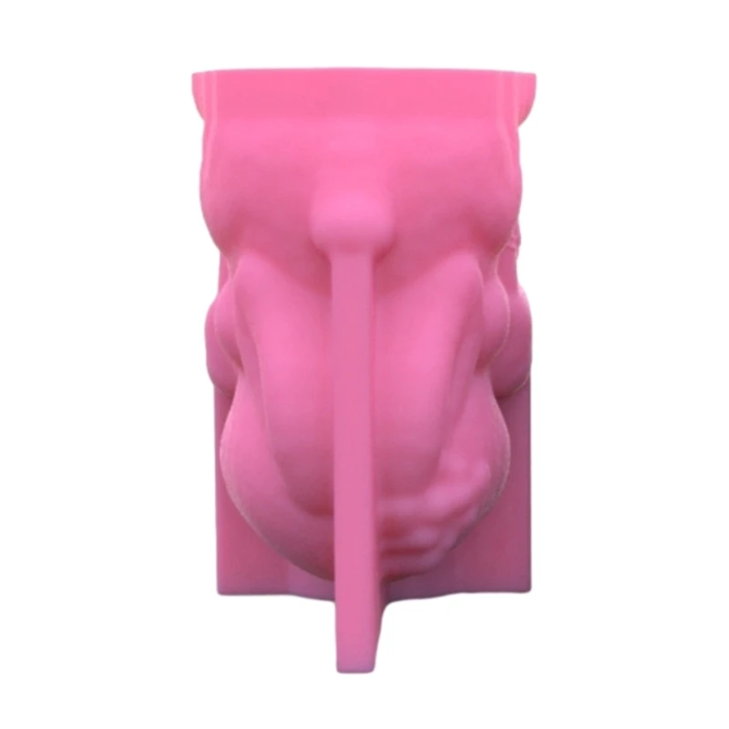 Nonstick Rabbit Pen Holder Mold Flower Pot Silicone Mold DIY Crafts Ornament Tool DIY Succulent Planter Mold Dropship