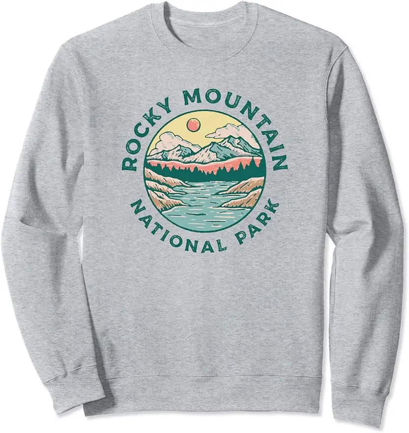 

Rocky Mountains National Park Vintage Distressed Colorado Sweatshirt