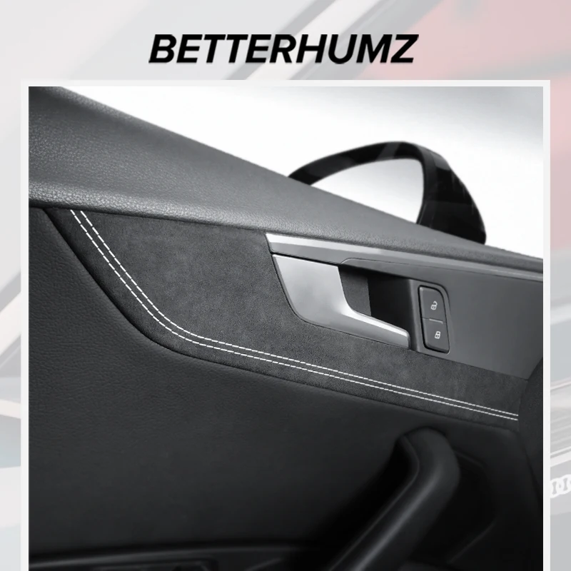 For Audi A5 8W8 2017-2024 Made of Alcantara Car Interior Door