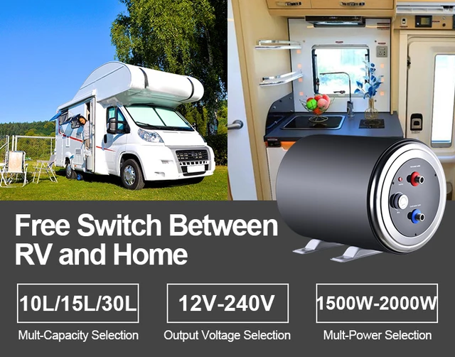 12v hot water shower portable electric water heater campervan hot water  heater - AliExpress