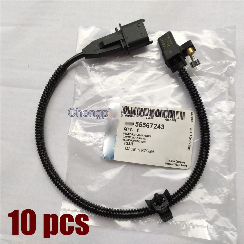 10X Auto Parts Crankshaft Position Sensor OEM 55567243 For Chevrolet Cruze Sonic ASTRA INSIGNIA