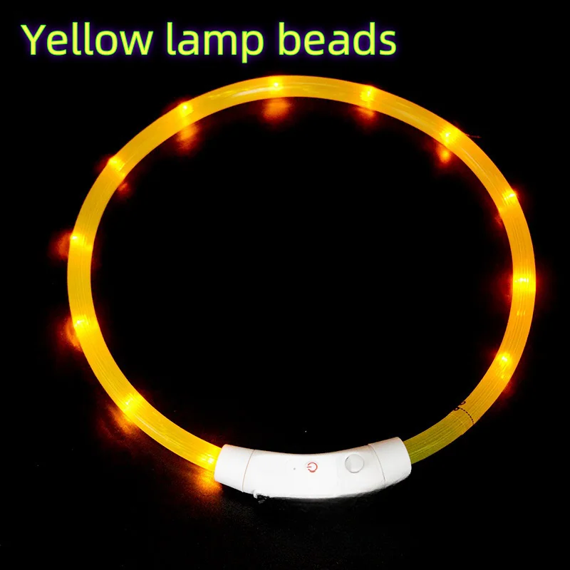 Yellow lamp beads