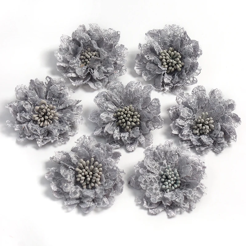 10 pezzi di fiori artificiali fiori finti per la decorazione domestica fornure per la decorazione del matrimonio di nozze ghirlanda artigianale fai da te accessori per Scrapbook  15
