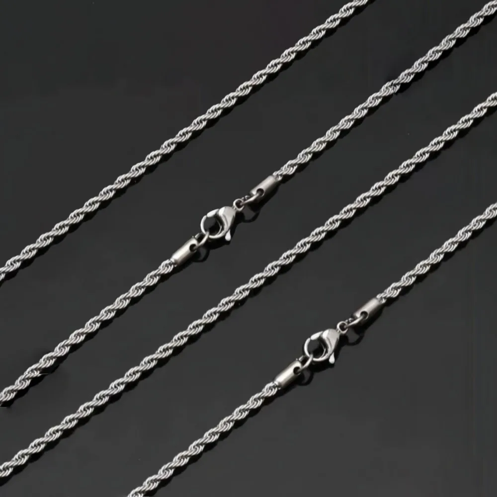 Chain Tassel Stitching Titanium Steel Male Female Anklets