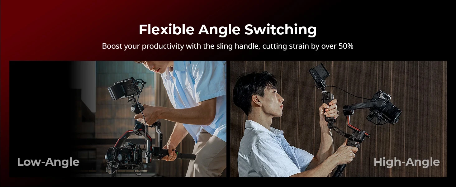 SmallRig Focus Control Handle /Dual Handle for DJI RS 2 /RS 3 Pro /RS 4 /RS 4 Pr