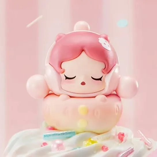 thumbnail image 1 of Skullpanda Dimoo Labubu Strawberry Series Pop Bean Mini Anime Figure Limited Edition Ornament Doll Kid Toy Birthday Gift, 1 of 5