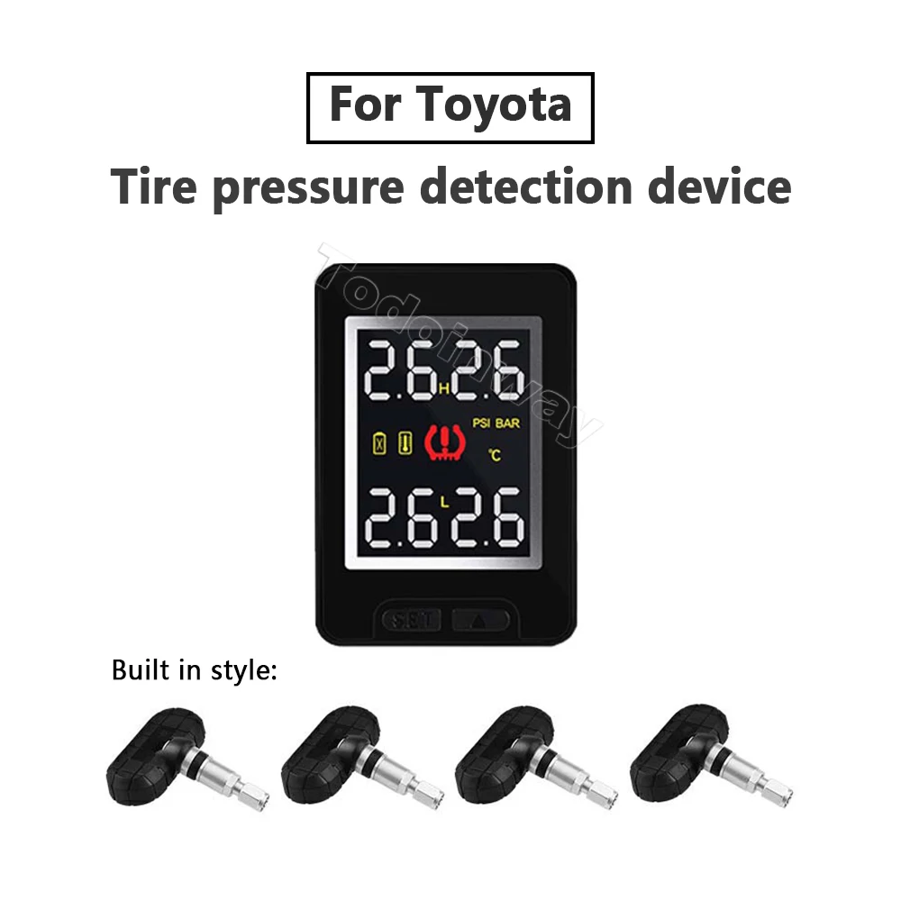Car-TPMS-Digital-Tire-Pressure-Monitoring-System-4-Wheel-Tyre ...