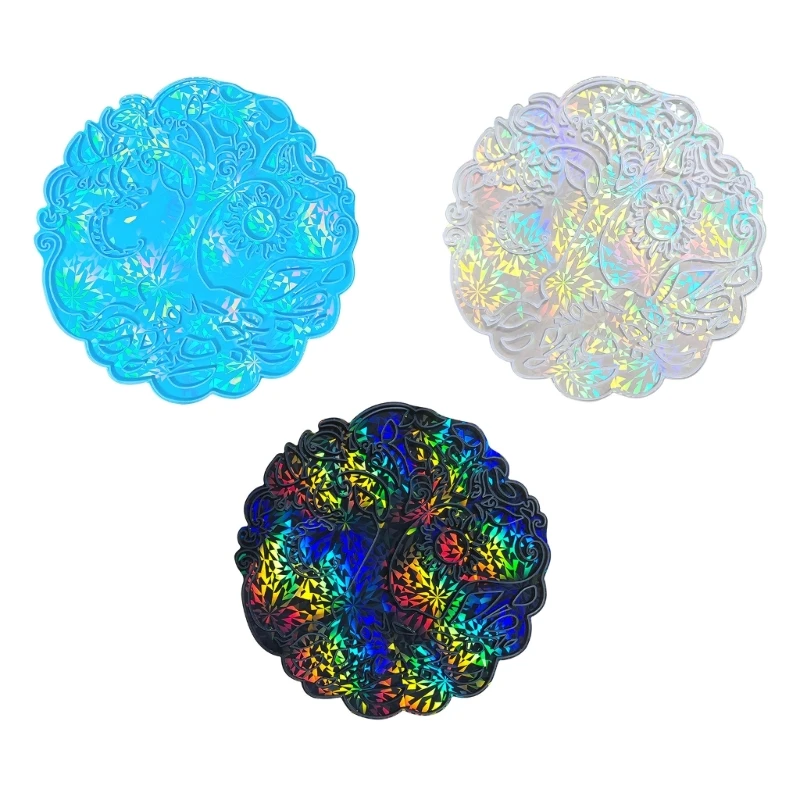 

Прочная силиконовая форма для фигурки дерева жизни, круглые формы для эпоксидной смолы, голографический инструмент для ювелирных