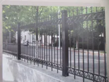  Wrought Iron Fences Manufacturers China 25 Gauge Steel Garden Fencing Design 