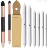 9pcs Artist Blending Stump Set with Sandpaper Sharpener - Soft Tortillions for Drawing, Shading, Highlight Correction, Sketching 1