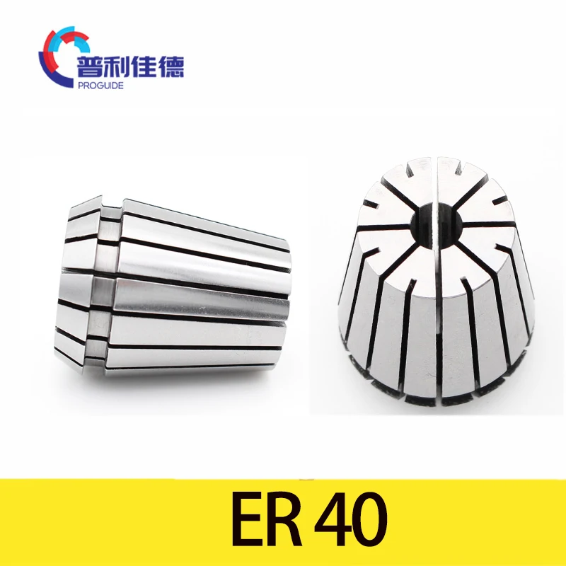 Spring Chuck ER40 ER Accuracy 0.008mm for CNC Milling Engraving Machine Spindle Motor Lathe Tool iso20 spindle tool holder iso20 er16 iso25 er20ms 35l collet chuck knife handle engraving machine lathe milling cutter holder