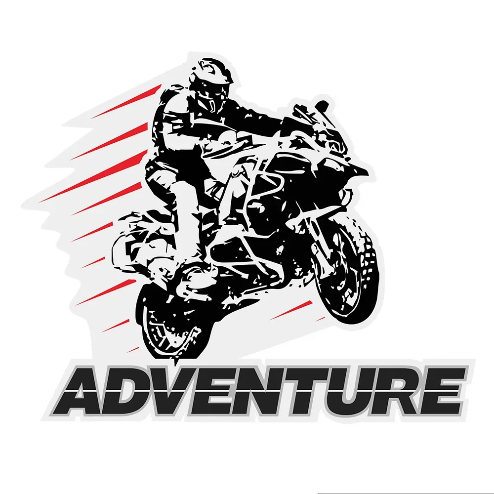 Motorcycle Stickers ADV Adventure Trunk For Yamaha BMW Benelli Honda Top Side panniers Luggage Aluminium Box case
