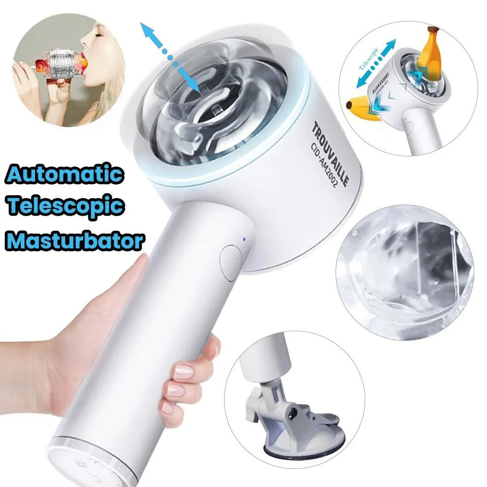 Male Masturbator Automatic Telescopic Blowjob Masturbation Equipment Machine Adult Goods Sex Toys for Men