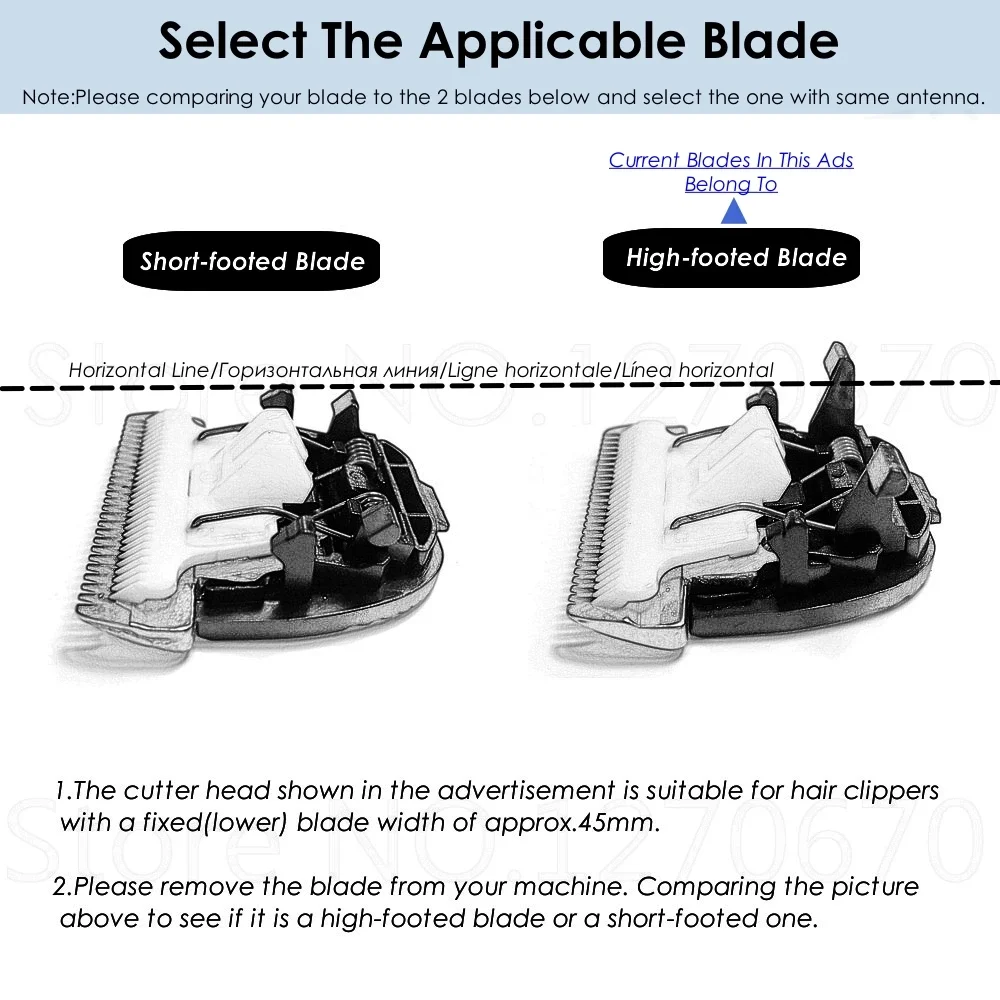 Spare Knives for Codos CP9600 CP9200 CP9700 CP9180 Professional Pet Clipper Trimmer Extra Blade Spare Head pet clipper dog hair trimmer pet hair trimmer dog clipper dog clipper blades clipper replacement parts