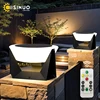 Solar Post Light Outdoor Column Pillar Light 3000K IP65 Garden Landscape Lighting for Patio Fence Cap Deck Flat Surface Fixtures 2