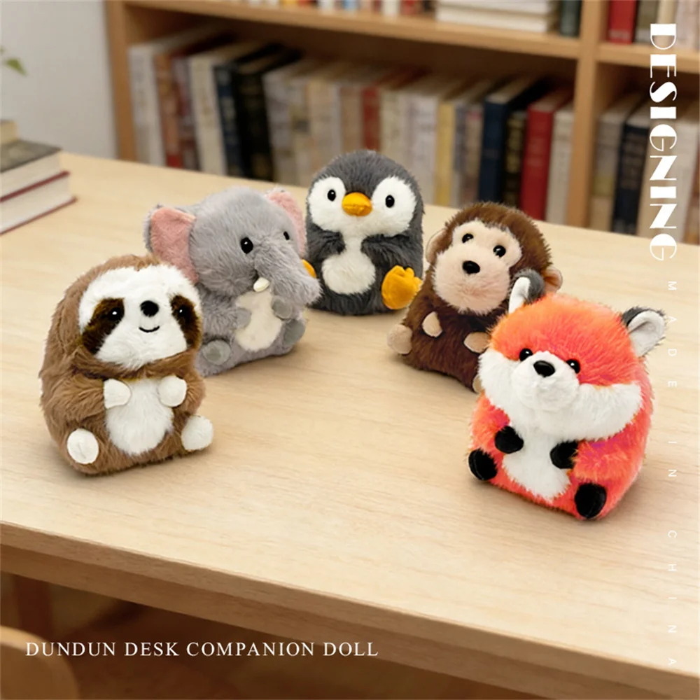Children's Cartoon Animal Plush Toy - Cute and Soft Stuffed Doll for Girls' Gift and Decor