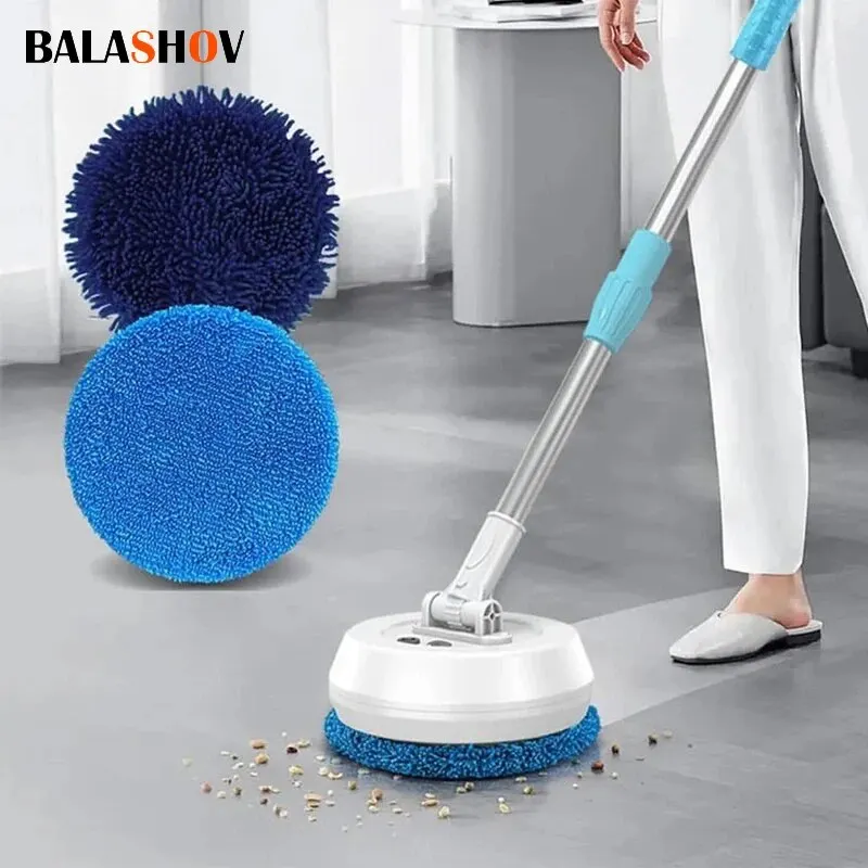 Wireless Electric Spin Mop Cleaning Machine Automatic 2 in 1 Wet & Dry Home Cleaner Car Glass Ceiling Door Windows Floor Cleaner