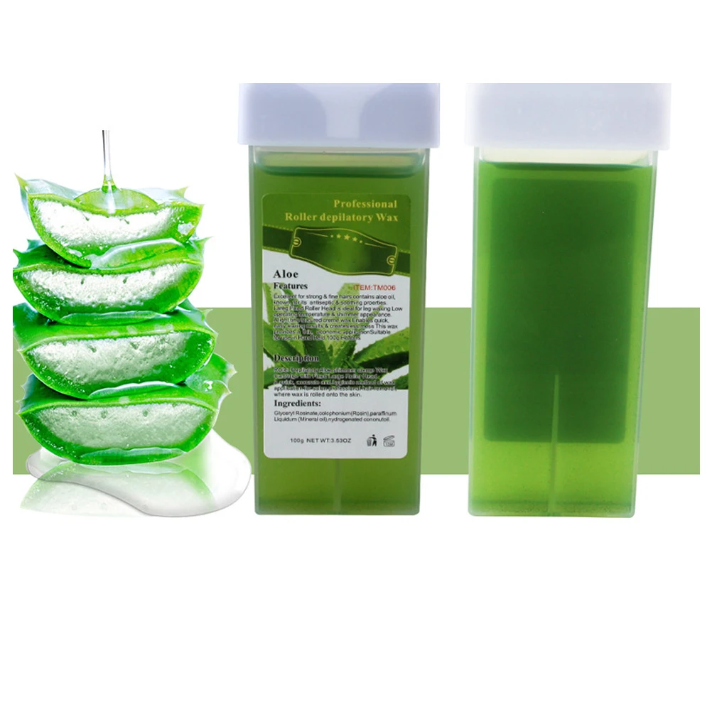100G Cartuccia Di Cera Depilatoria Crema Depilatoria Rotolo Di Cera D'Api Su Cera Calda