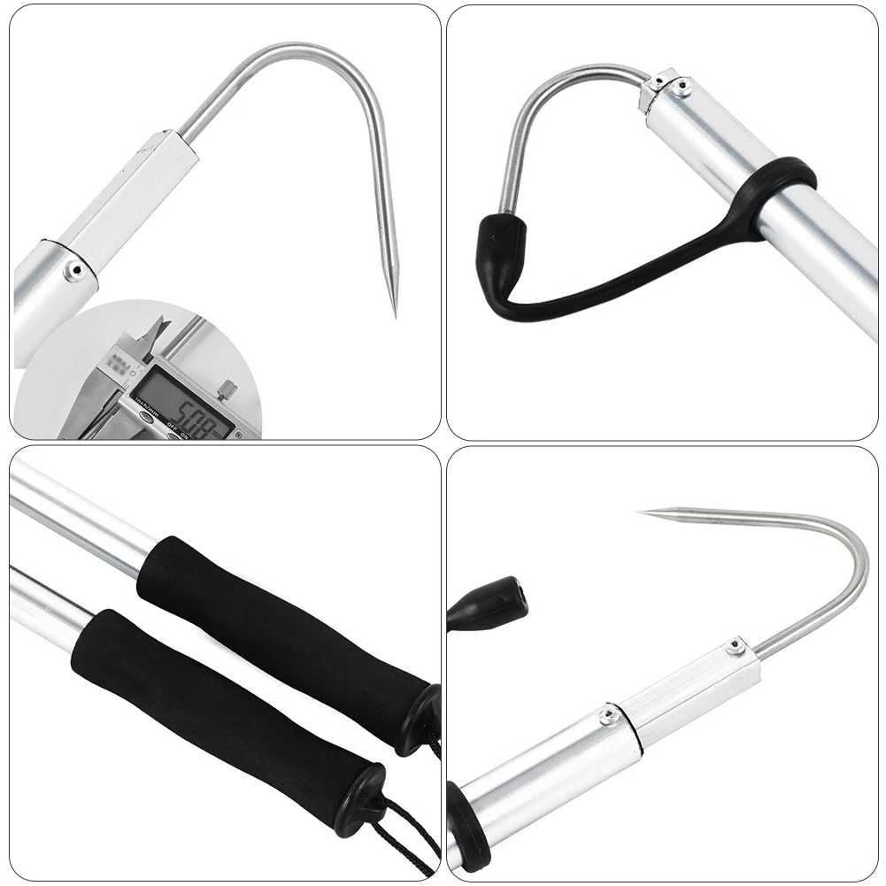 Portable Metal Fishing Gig Harpoon for Ice Sea Boat Fishing