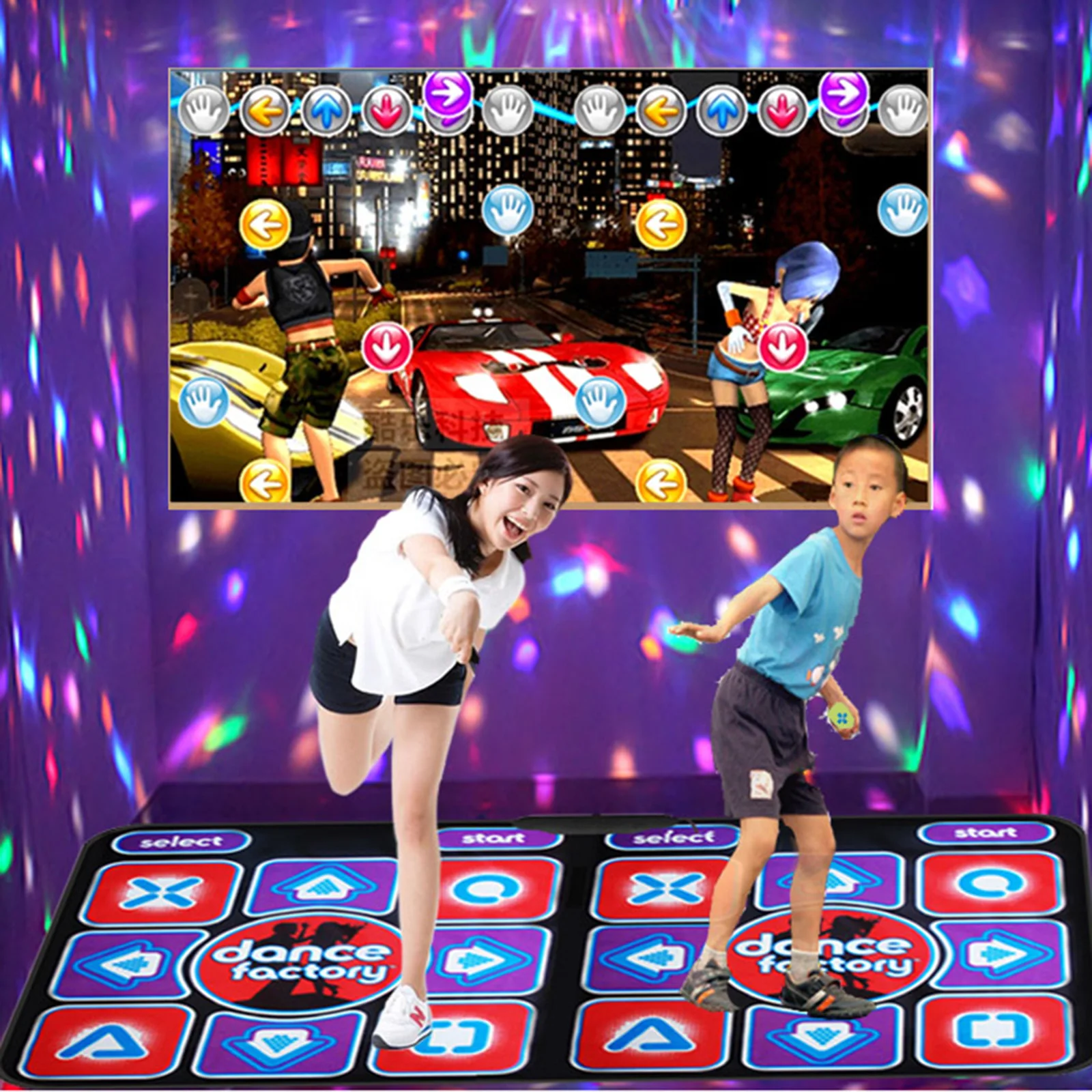 Multi-Function Games For PC TV Non-Slip Somatosensory Dancing Mat Wireless Musical Electronic Dance Mats Gift