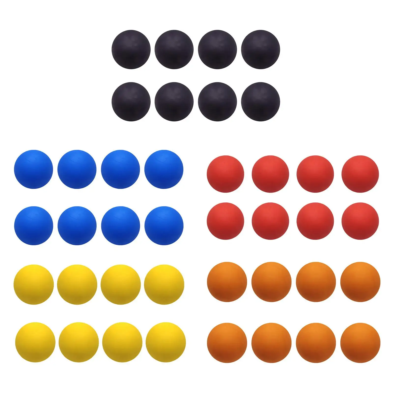 8Pcs 바운스 반응 공 연습 도구 훈련 장비 다기능 재미있는 고무 벽 공 야외용 운동 공