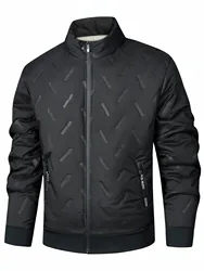Men's Heat - Locking Fleece Jacket - Soft, Skin - Friendly, and Versatile for Cool Weather Activities (Black)