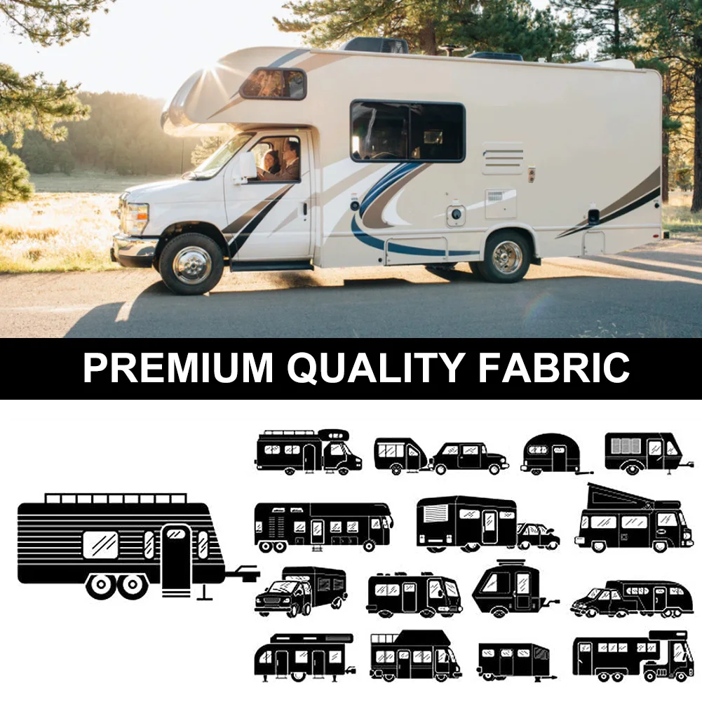 RV Door Window Shade Privacy Window Covering Heat Insulation Shield UV Protection 16x24.75 Camper Door Window Cover