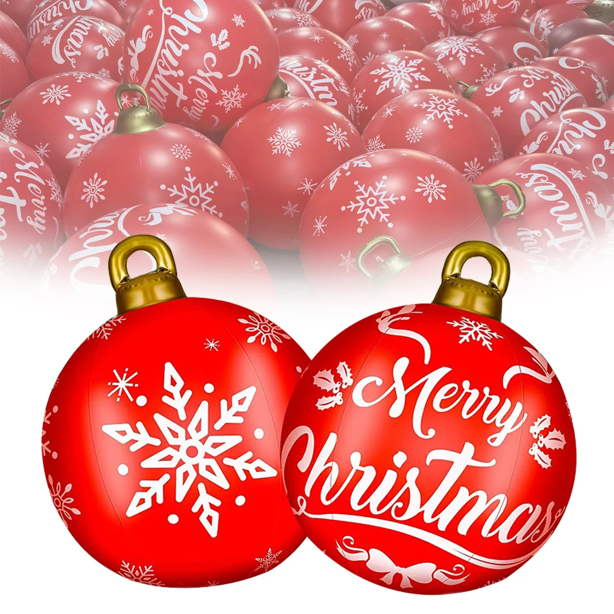 

Надувной Рождественский шар из ПВХ, надувные гигантские большие шары, украшение для дерева, прочный надежный долговечный подвесной шар, Рождественский Декор