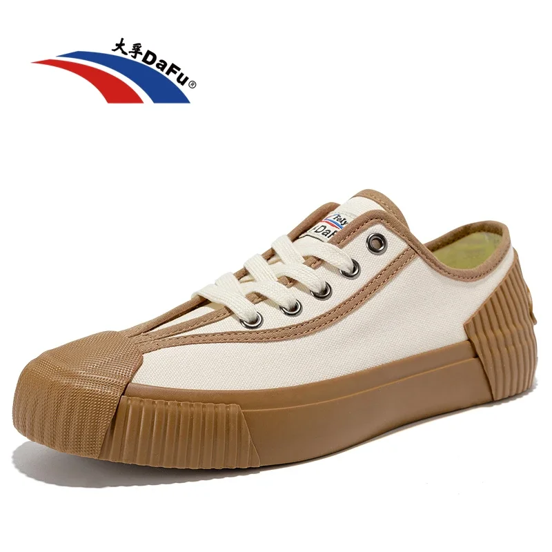 Dafu Shoes Original Sneakers Classical Shoes Martial Arts Taichi Sneakers Beige Retro Shoes