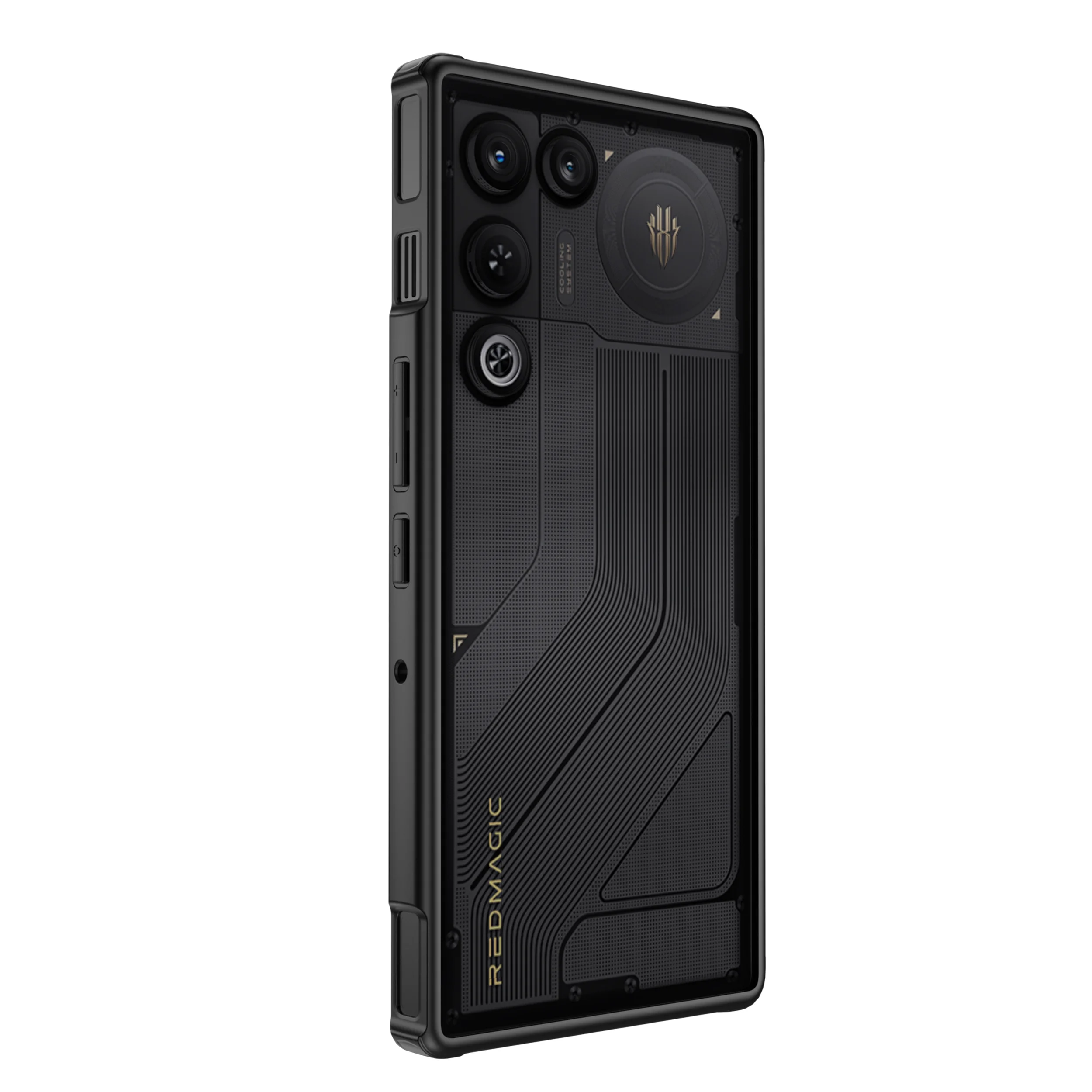 Translucent Shockproof Phone Case with Matte Frame and Magnetic Wireless Charging Back Cover