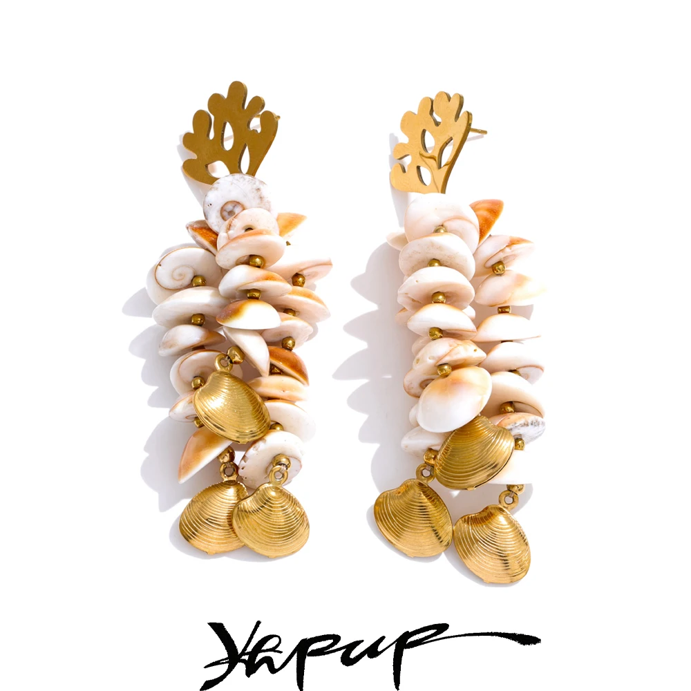 Yhpup Earrings Handmade Stainless Steel