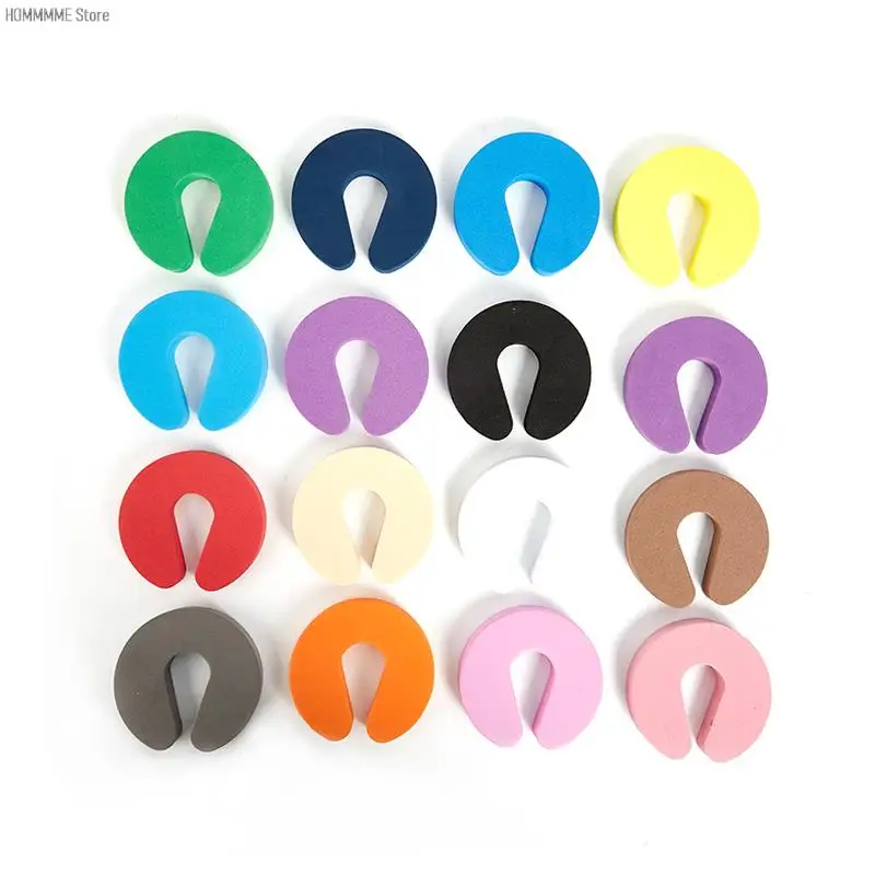 Nuovo 5PCS sicurezza Finger Foam fermaporta serrature protezione per bambini Clip per porta a forma di C all'ingrosso