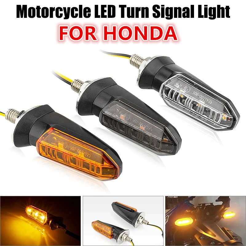 Сигналы поворота для мотоцикла HONDA, 8 мм 12 В для HONDA CBR500R CBR650F CB650F CBR600RR CB500X CRF250L MSX125