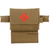 First Aid Kit Storage Pouch Molle Medical Micro Trauma  Pouch Tourniquet Holder Survival Safety Pouch IFAK Waist Belt Bag 6