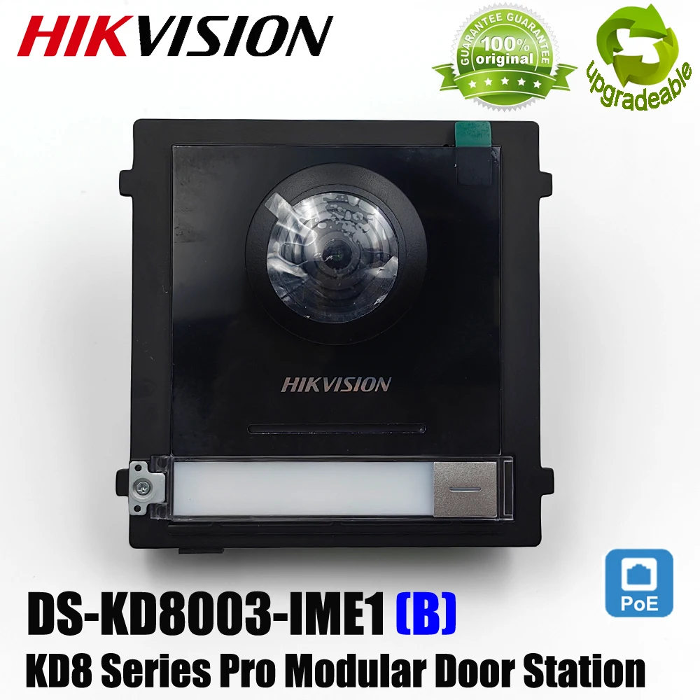 Original Hikvision DS-KD8003-IME1 2MP HD POE Video Intercom Module Door Station Doorbell Door Phone