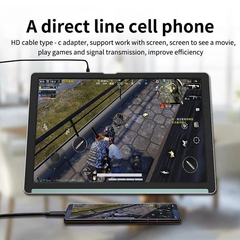 7 Inch HD Portable Monitor Display With Type-C -Compatible Gaming Monitor 1280X800 For Switch Laptop