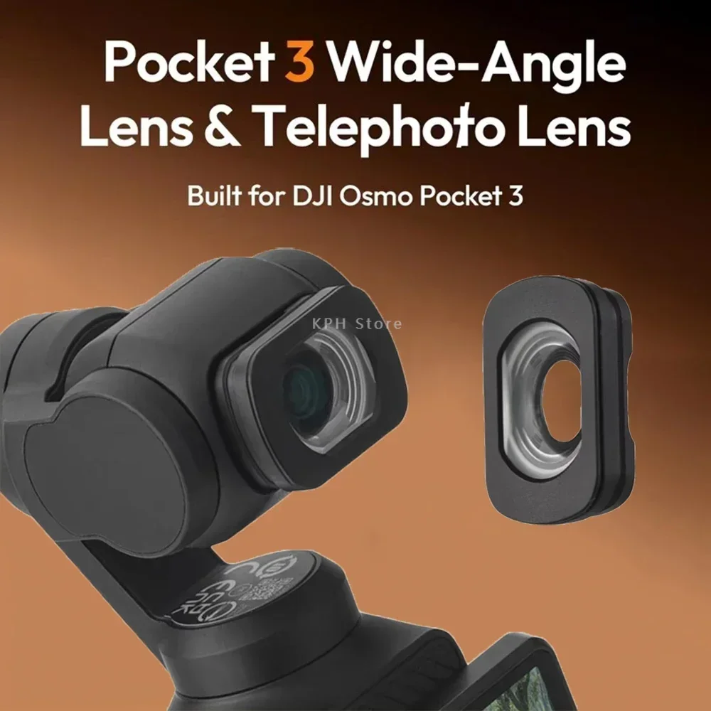 For DJI Osmo Pocket Wide-Angle Lens Telephoto Lens for DJI
