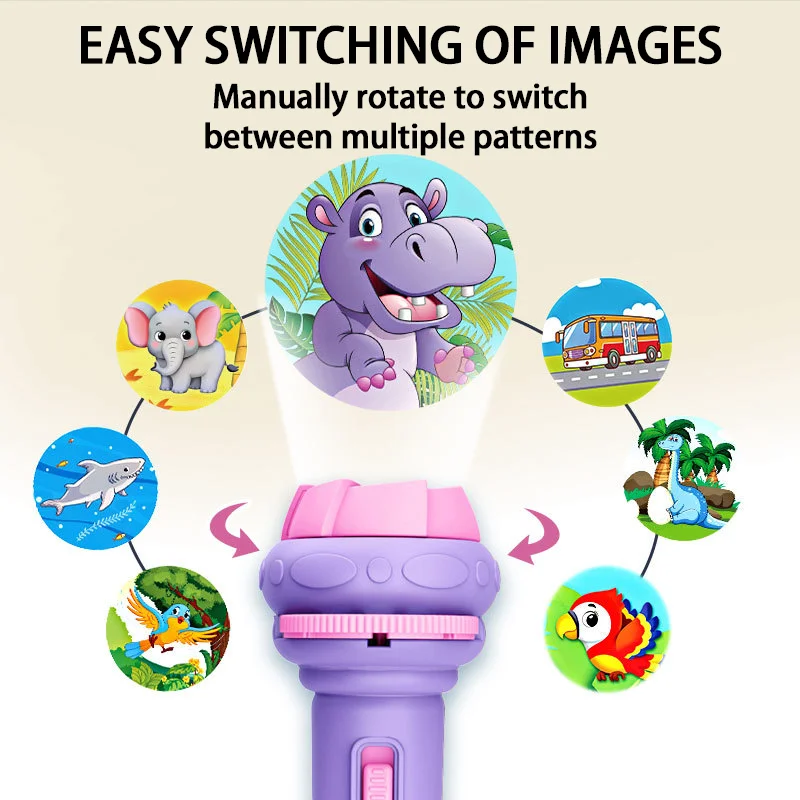 Cartoon Projection Flashlight Toy 5