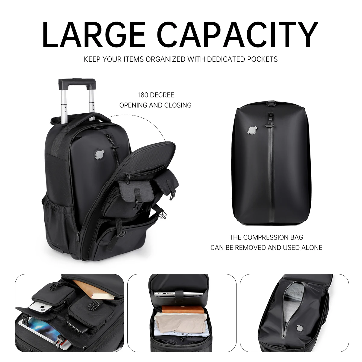 New Large-Capacity Backpack Travel Bag Men and Women Business Computer Bag Business Travel College Student School Bag