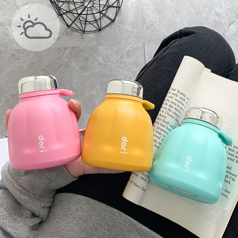 Mini Cute Coffee Vacuum Flasks Thermos Stainless Steel Travel Drink Wa –  TheWokeNest