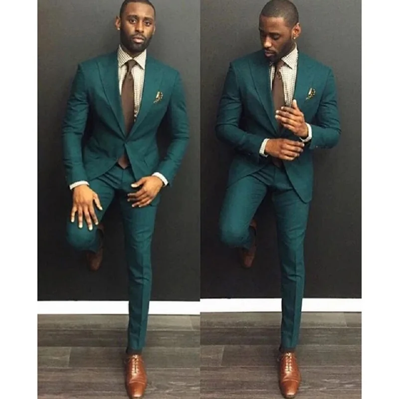 New Arrival Fuchsia Wide Lapel Costume Homme Groom Men Suits Prom Terno Masculino Slim Fit Blazer For Man 2 Pcs Jacket+Pant