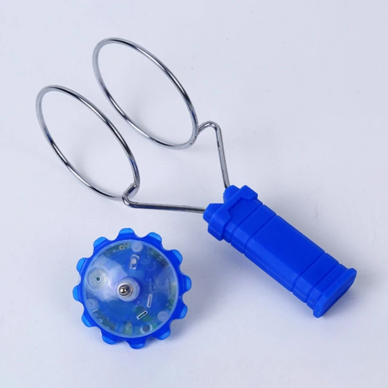 Magnetic Spinning Top Luminous Toy for Children Party Props Flashing Spinner Gyros Wheel Rotation