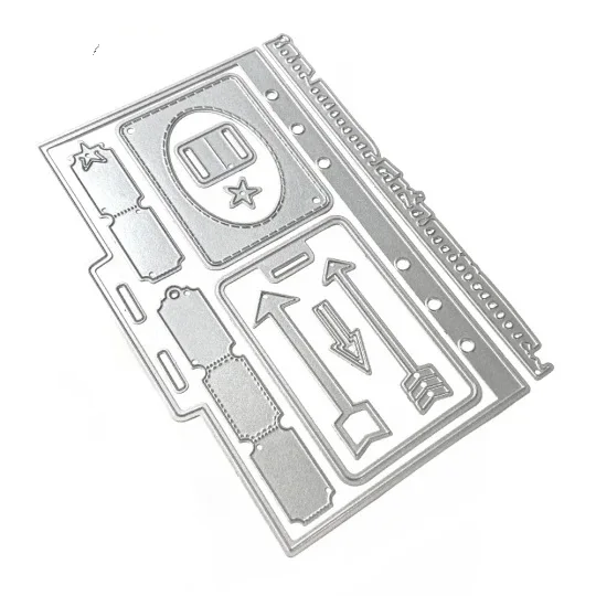 Alphabet Pattern Hot Foil Metal Cutting Dies Scrapbook Make Paper Card Album Diy Craft Template Decoration metal cutting die