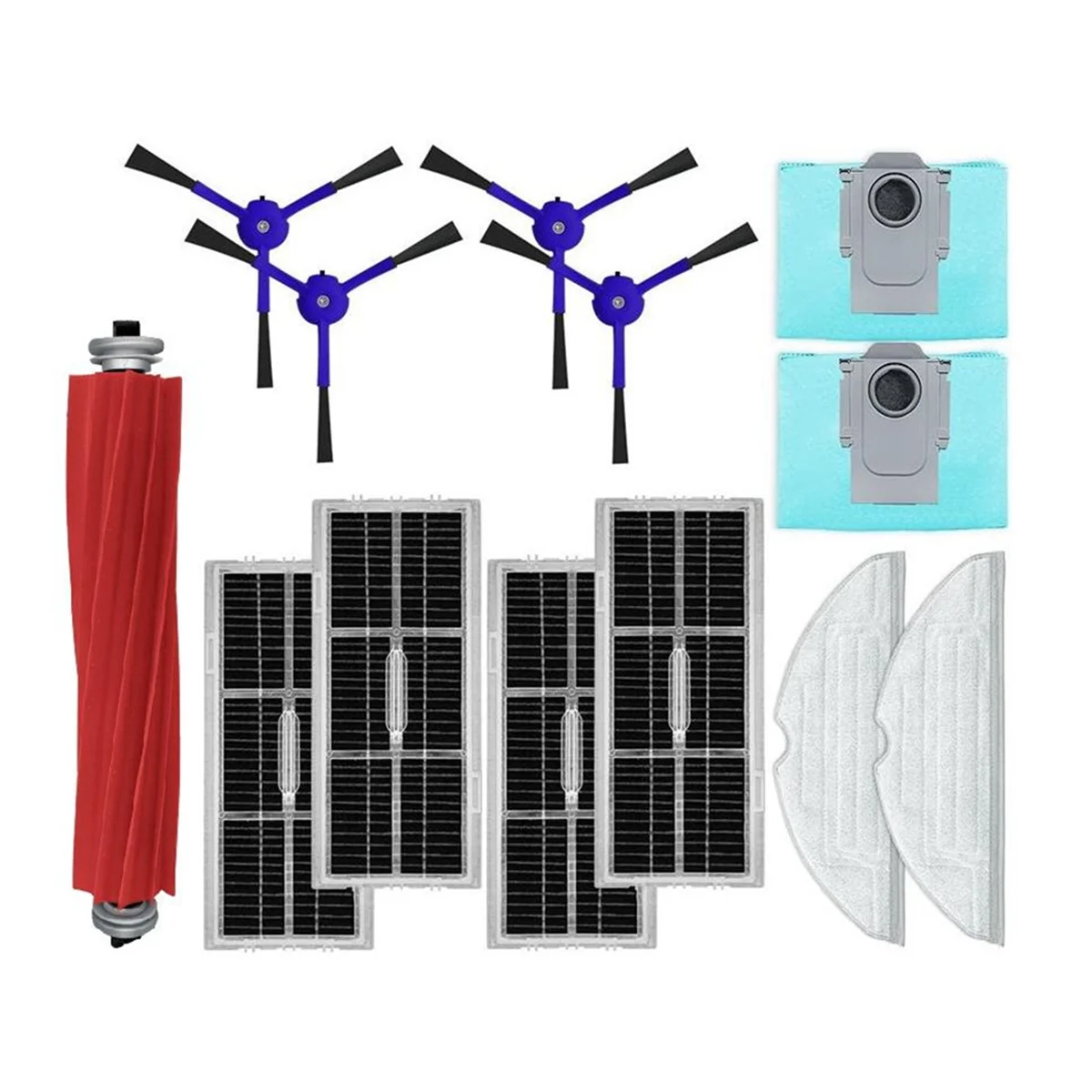 

Запчасти для робота-пылесоса S7 MaxV Ultra G10S PRO, фильтры НЕРА, основная/боковая щетка, мешок для швабры, пыли