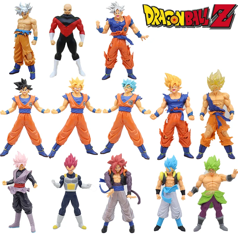 Dragon Ball Z Super Saiyan Anime figurka Model Gillen róża Goku brody