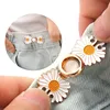 4/2/1PC Reusable Metal Buttons Pearl Snap Fastener Pants Pin Retractable Button Sewing-on Buckles Jeans Perfect Fit Reduce Waist 2